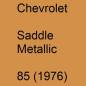 Preview: Chevrolet, Saddle Metallic, 85 (1976).